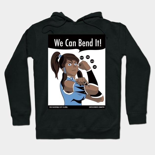 We Can Bend It Hoodie by RachaelMakesShirts